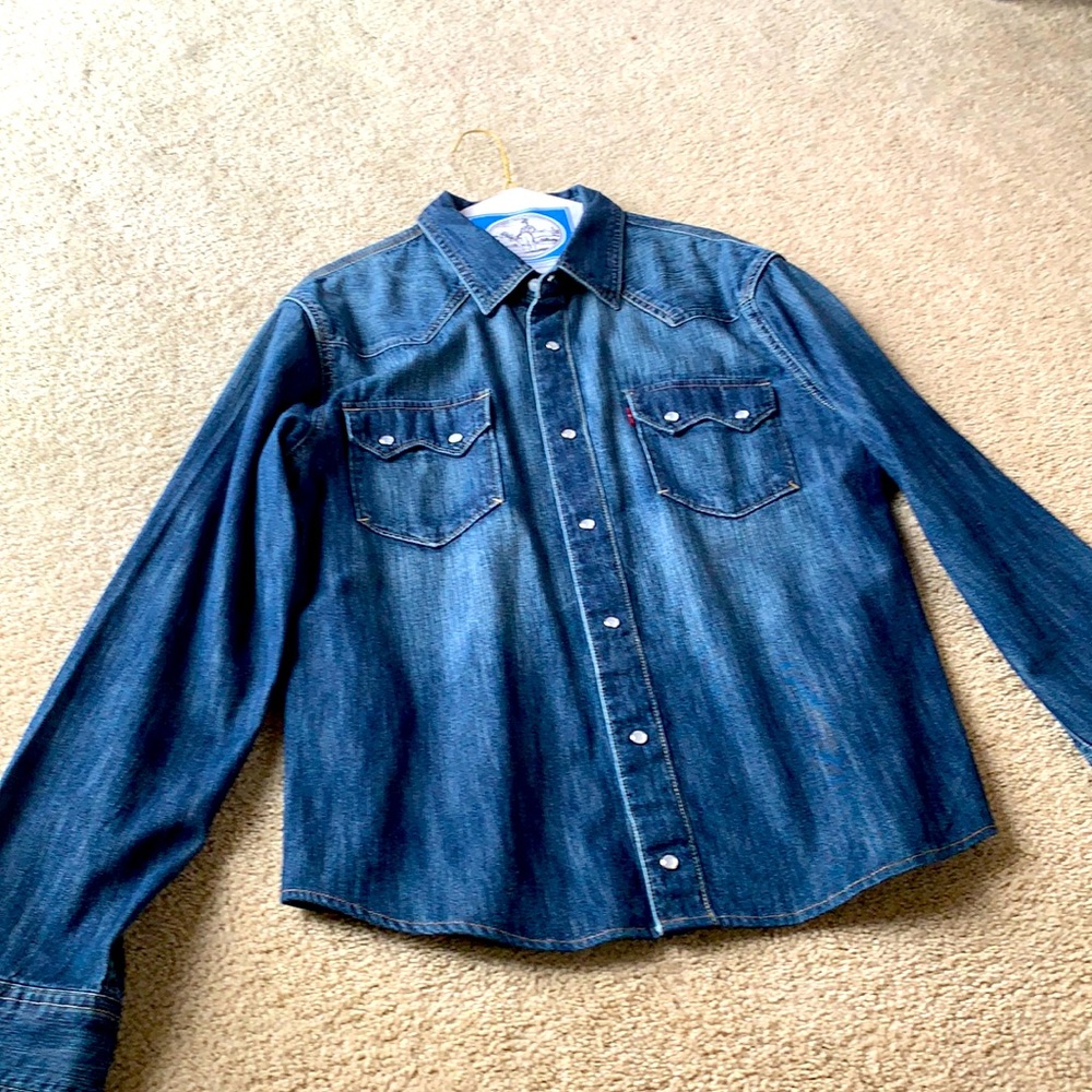 Levi’s denim western shirt
